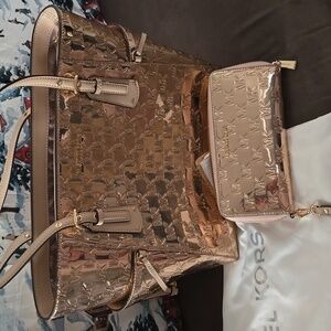 Michael Kors tote and wallet